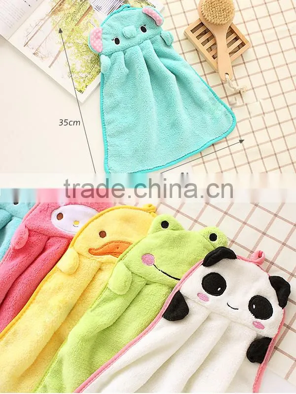 100% Microfiber Coral Cartoon Kitchen Clean Cloth