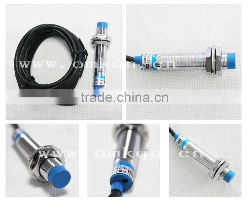 M12 4mm NPN three wire DC NO distance measuring proximity switch sensor LJ12A3-4-Z/BX