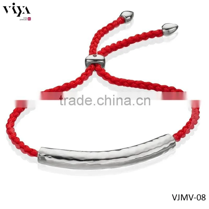 Wholesale micro setting zircon bracelet Braided stone beads Bracelet With Stainless Steel beads