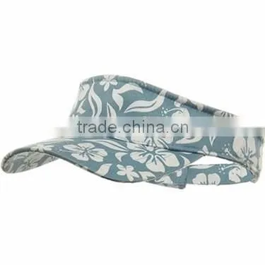 factory customized printing high quality sun visor cap