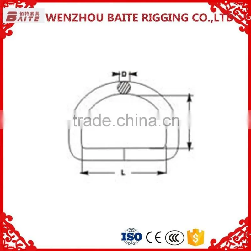 Stainless Steel 316 304 Hardware D ring in Baite Rigging Hardware Professional Manufacturer Cheap