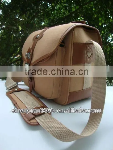2016vintage style laptop bag pu leather camera bag cross body bag Travel shoulder messenger bag