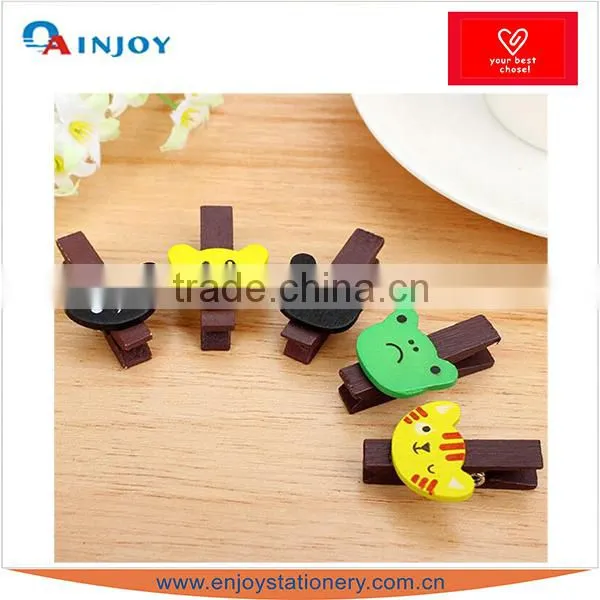 wooden memo clip holder memo clip