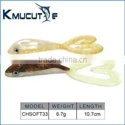 CHGTCS01 factory price soft fishing tackle shad swimbait trout bass pike lures