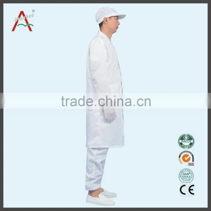 Unisex Long Sleeve ESD Lab Coats