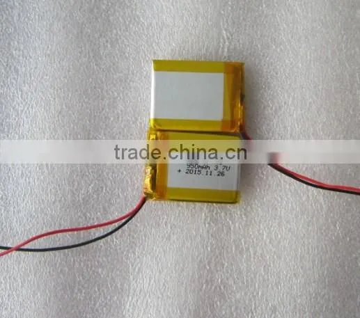Rechargeable Lithium polymer battery 553443 950mAh 3.7V with PCM