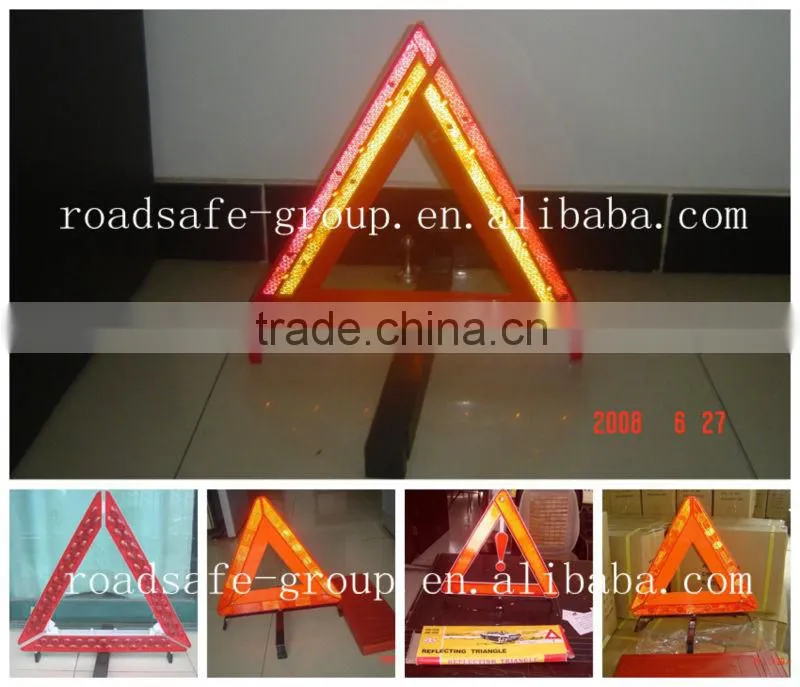 flashing Warning triangle