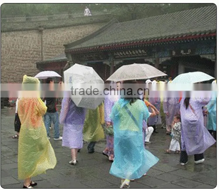 outdoor travel one time use disposable poncho
