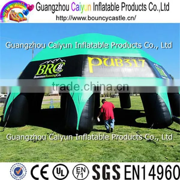 Promotional inflatable tent with canopy, inflatable camping tent, tent inflatable for advertising