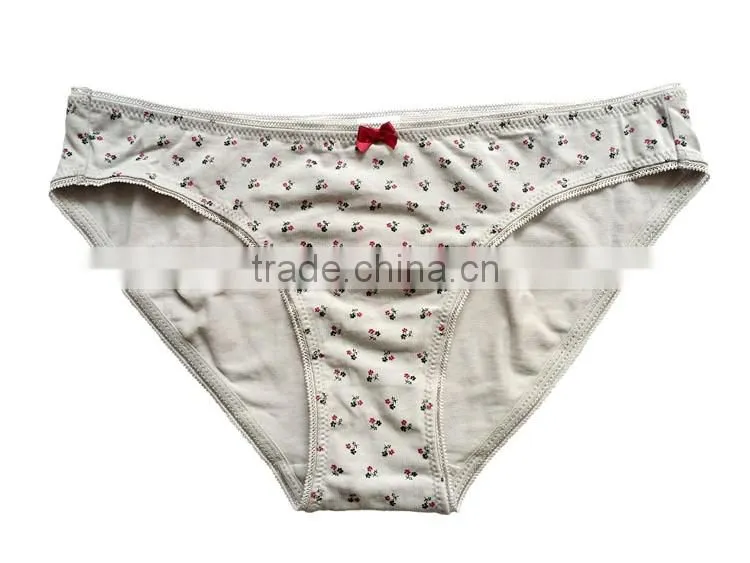 Lady's cotton printing basic popular brief