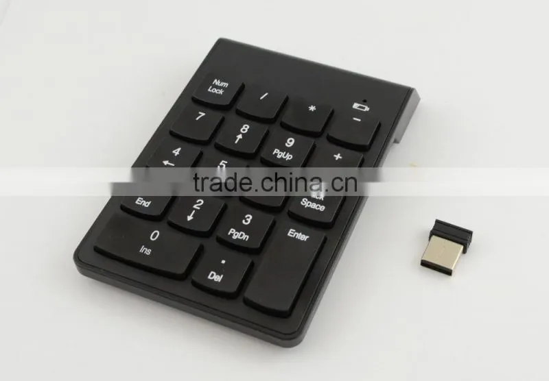 18 Keys 2.4G Wireless USB Numeric Keypad for Laptop / Notebook, Desktop / PC Computer Compatible with All System