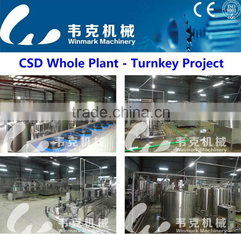 Automatic carbonated soft drink filling machine/filling line