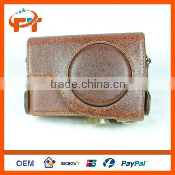 Leather camera case for Canon Powershot S110 S100