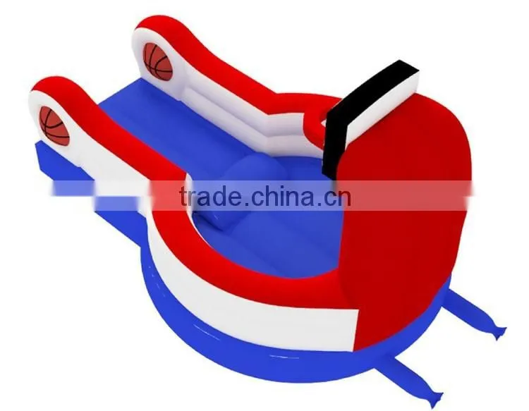 inflatable trampoline basketball hoop, inflatable slam dunk basketball game
