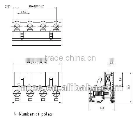 terminal block 508V series