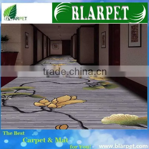 Super quality best sell printed carpet for hotel