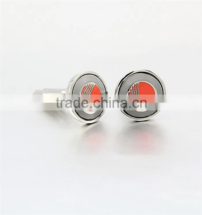 fashion accessories for men jewelry stainless steel coin cufflinks