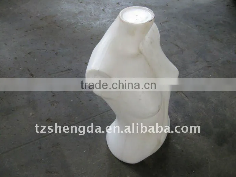 EBM machine making plastic mannequin