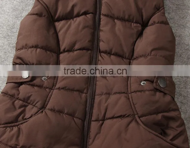 100%cotton woman coat fur coat