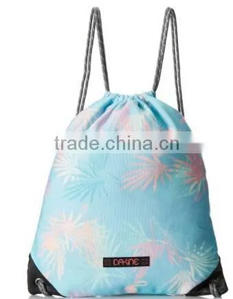 wholsales hot selling custom fashion lightweight polyester drawsting bag