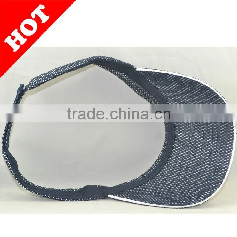 2014New fashion plastic sun visor cap