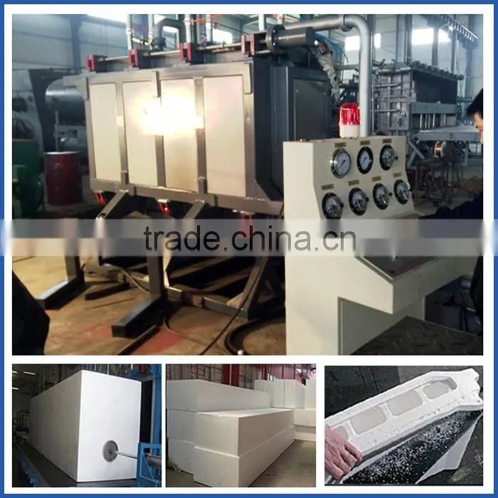 Automatic polystyrene building block