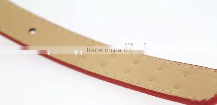 Women's Fashion leather stud belt with shiny accessories in yiwu