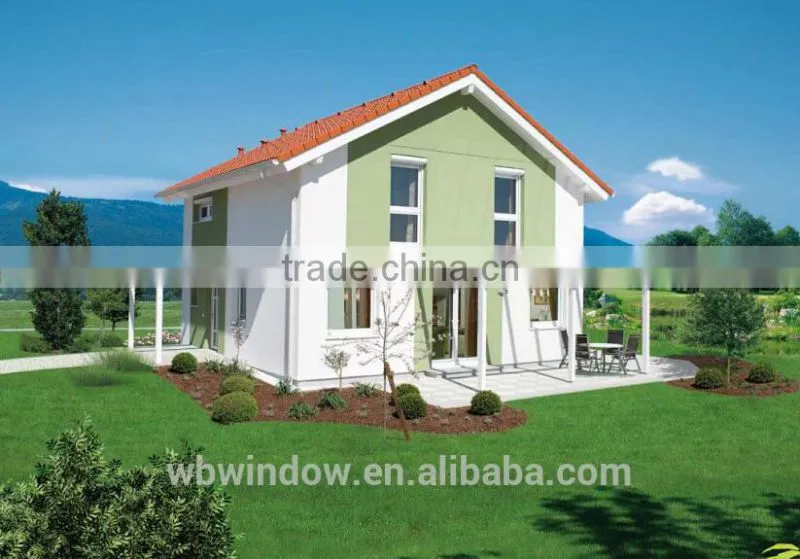white PVC outward window