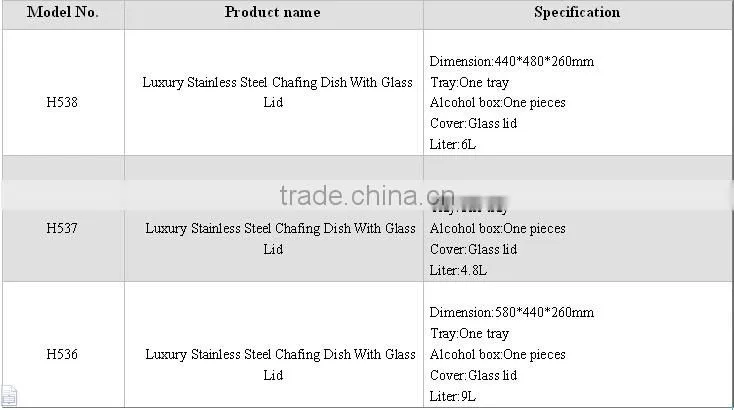 Luxury Stainless Steel Chafing Dish,Stainless Steel Electric Chafing Dish