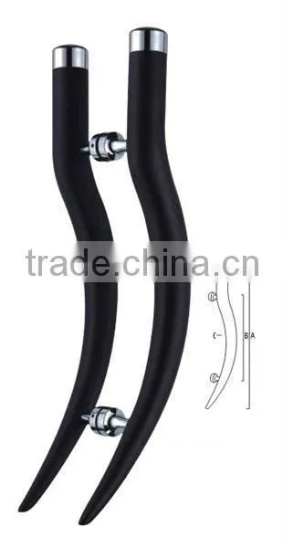 main door stainless steel wood interior door handles