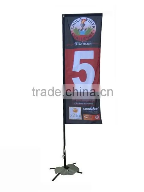 best quality and cheaper beach flag with different base