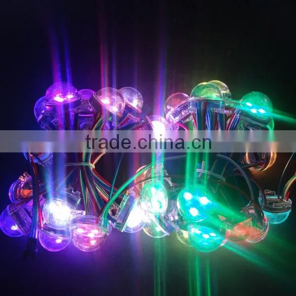 ws2801 led modules waterproof IP67 DC 12V Led pixel modules Diameter 30mm led modules