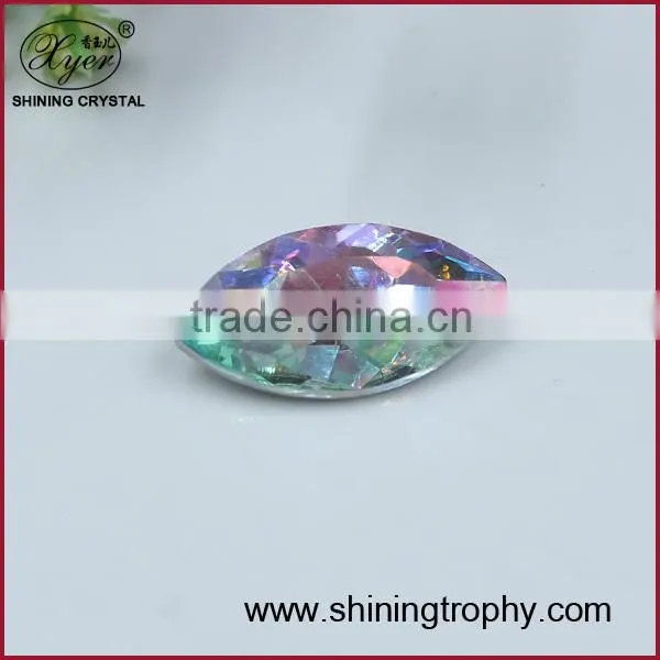 2014 Crystal AB Glass Crystal Loose Fancy Stone for Jewelry