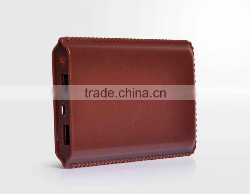 smart phone charger gift dual USB charger double power battery 18650 battery 10000mah