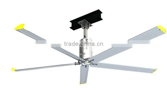 Shanghai Kale Fan 24FT(7.3M) HVLS 5 magnalium blades large hvls fan for industrial cover big area