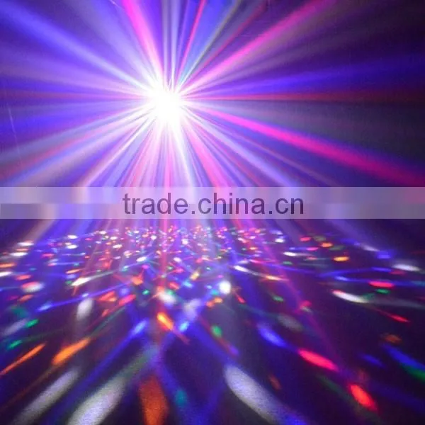 disco laser light + led flower star+strobe stage light