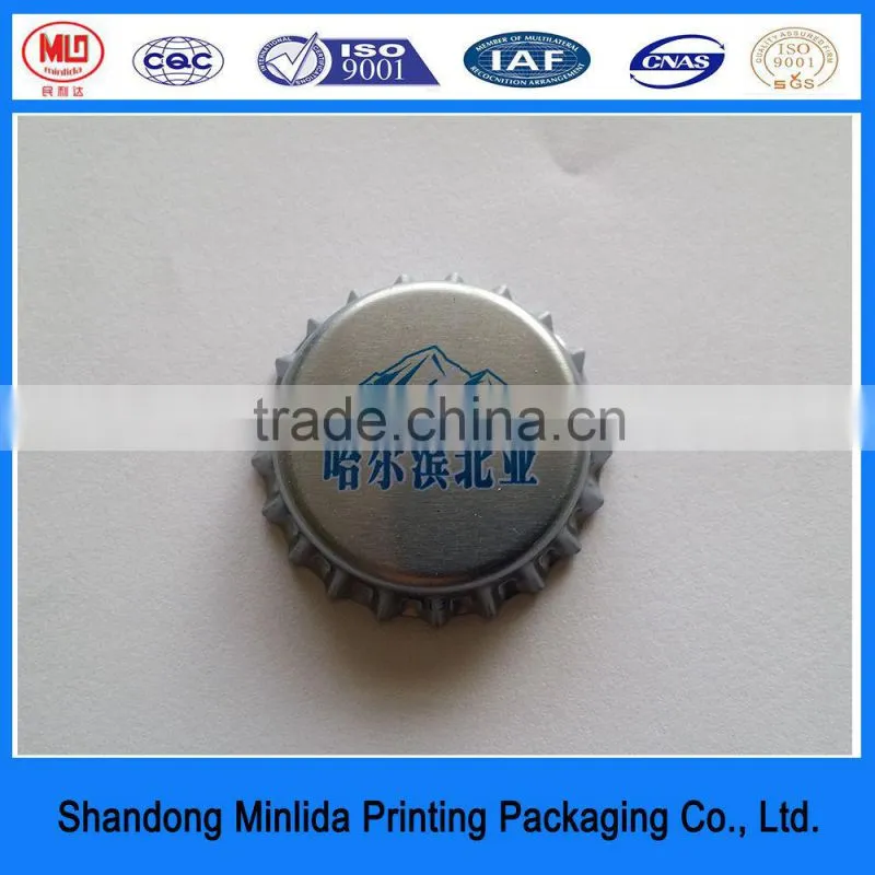 best quality food grade beer bottle printing metal beer cap