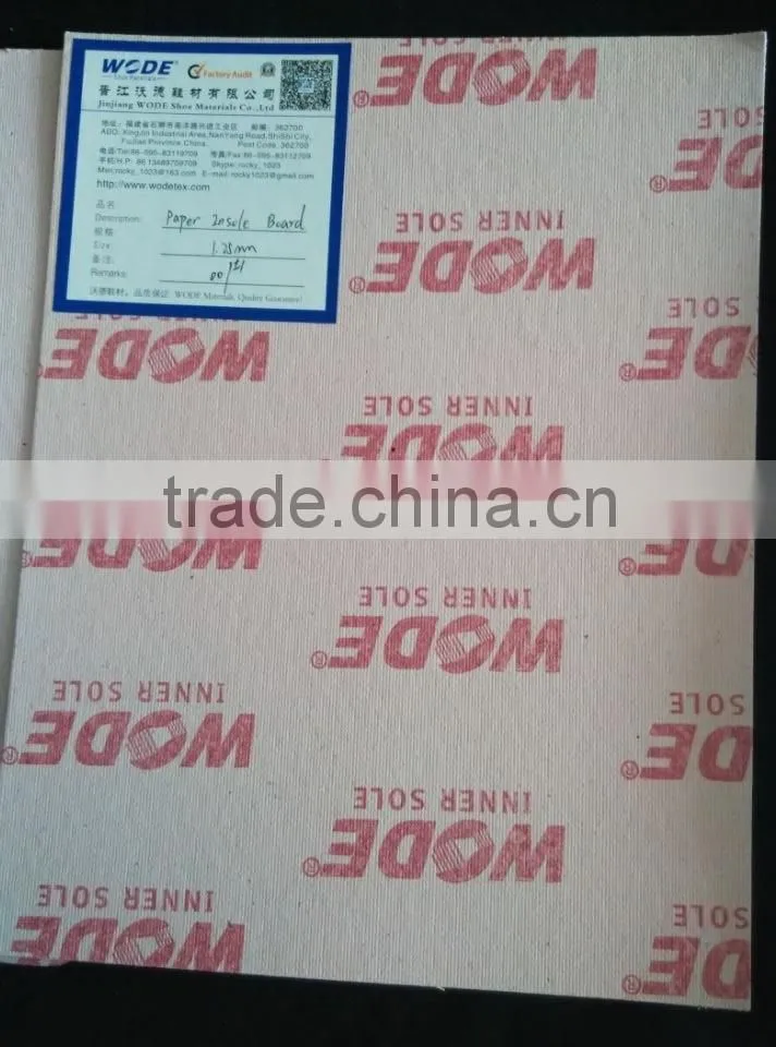 Texon paper insole paper board for shoes insole