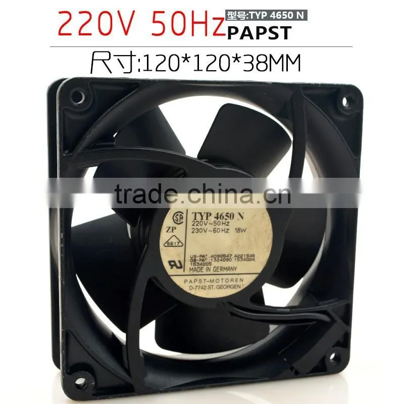 Rotary fan TYP4650N 220V 18W 12038 12CM with 60 days warranty