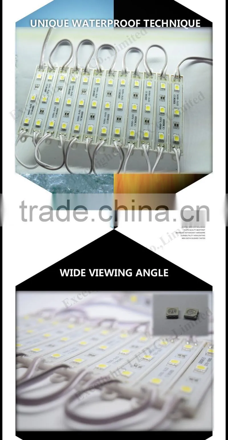 Christmas decoration lights 12V DC ce rohs SMD5050 LED Module with lens