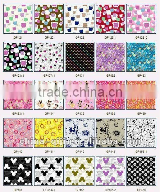 65%polyester 35%cotton printed canvas fabric printing