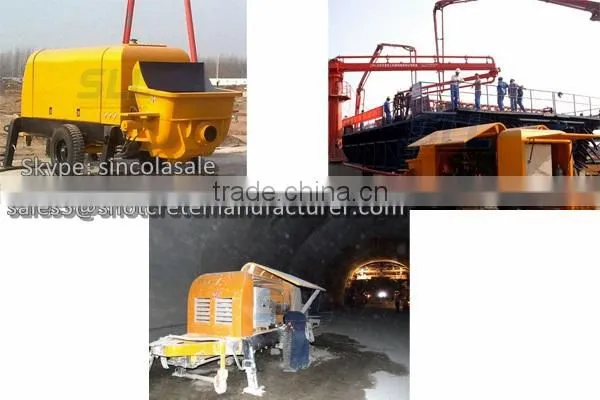 Concrete mixer pump