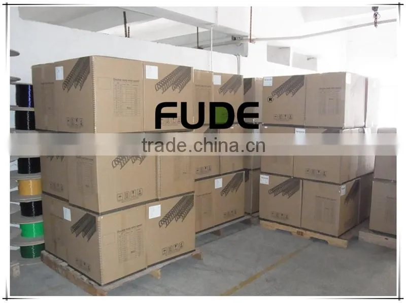 Made of high quality nylon coated, O binding Wire, Spirobind, plastic binding ring