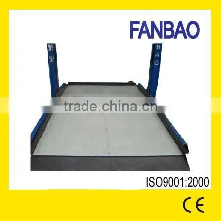 car hoist two post hydraulic car parking lift CE appoved