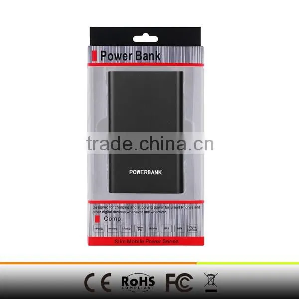 8000mAh power bank with power button