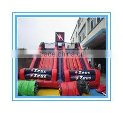 Large Inflatable rainbow water slide for pool kids play slide