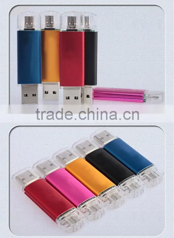 OTG usb flash drive, bulk Swivel style full capacity pen drive,2013 new design