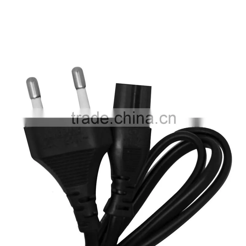 high quality free sample 2 pin round pin european plug,2 pin ac power cord plug,EU 2 pin plug