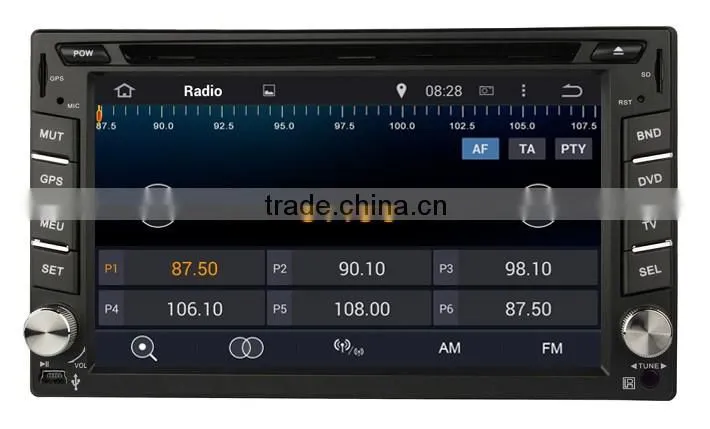 2din 6.2inch capacitive touch screen dvd player for car android with WIFI 3G DVD GPS BT