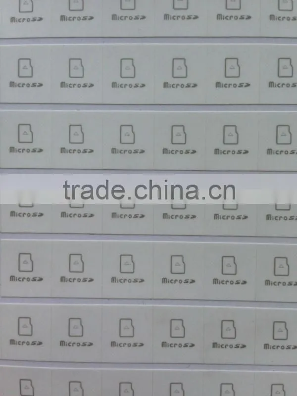 transparent Phone PET printing label for phone package